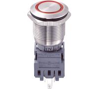 Interrupteur antivandalisme TRU COMPONENTS LAS1-BGQ-11ZE/R/12V 701930 250 V/AC 5 A 1 x Off/On IP67 à accrochage 1 pc(s)