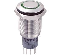 Interrupteur antivandalisme TRU COMPONENTS LAS2GQF-11ZE/G/12V/S/P 701818 250 V/AC 3 A 1 x On/On à accrochage 1 pc(s)