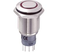 Interrupteur antivandalisme TRU COMPONENTS LAS2GQF-11ZE/R/12V/N/P 701778 250 V/AC 3 A 1 x On/On IP67 à accrochage 1 pc(s)