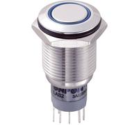 Interrupteur antivandalisme TRU COMPONENTS LAS2GQF-22ZE/B/12V/S/P 701896 250 V/AC 3 A 2 x On/On à accrochage 1 pc(s)