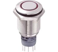 Interrupteur antivandalisme TRU COMPONENTS LAS2GQF-22ZE/R/12V/N/P 701859 250 V/AC 3 A 2 x On/On à accrochage 1 pc(s)