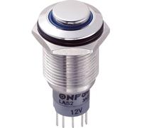 Interrupteur antivandalisme TRU COMPONENTS LAS2GQH-11ZE/B/12V/S/P 701834 250 V/AC 3 A 1 x On/On à accrochage 1 pc(s)