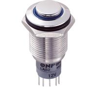 Interrupteur antivandalisme TRU COMPONENTS LAS2GQH-11ZE/B/12V/S/P 701834 250 V/AC 3 A 1 x On/On à accrochage 1 pc(s)