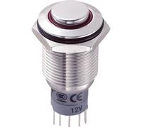Interrupteur antivandalisme TRU COMPONENTS LAS2GQH-11ZE/R/12V/S/P 701820 250 V/AC 3 A 1 x On/On à accrochage 1 pc(s)