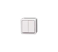 Kopp STANDARD - interrupteur de série, tension nominale 250V, pouvoir de coupure 10AX, type de protection IP20, couleur: blanc arctique, 513502002