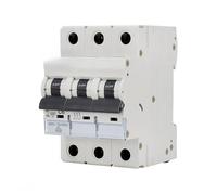 Interrupteur automatique 6KA 3 pôles C 16 A, protection électrique et contrôle des circuits dans les installations résidentielles et industrielles.