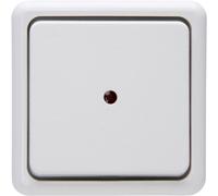 Interrupteur avec témoin lumineux, Interrupteur va-et-vient, Interrupteur standard apparent Kopp 514602006 blanc arctique 1 pc(s)