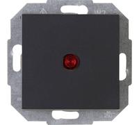 Interrupteur avec témoin lumineux Kopp 588665080 ATHENIS anthracite 1 pièce