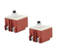 Interrupteur Bouton-Poussoir Meuleuse 250V 5A pour GWS6 | Contact NO momentané, 250V 5A max, montage simple, compatible GWS6/8-100, démarrage immédiat