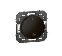 Commande VMC Dooxie Legrand - 10A - Noir mat