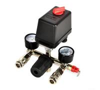 Interrupteur compact pour pompe à air 200 mm - Installation verticale | Arrêt automatique, plage de 95 à 125 psi, taille compacte, poids léger, installation facile du câblage