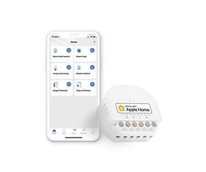Interrupteur Connecté - Meross - Module WiFi - Compatible HomeKit - Commande Vocale - Blanc