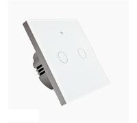 Interrupteur connecté tactile double SomLife application tuya smart life Compatible avec Alexa/Google Home G