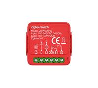 NEDIS Commutateur d Alimentation SmartLife | Zigbee 3.0 | 2x100 W | Connexion du Terminal | Application Disponible pour: Androidâ„¢ / iOS