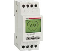 INTERRUPTEUR CRÉPUSCULAIRE ASTRONOMIQUE NUMÉRIQUE 230V RAIL DIN VEMER VE707600