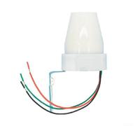 Interrupteur Crépusculaire Plastique pour robuste 10A Interrupteur | Activation au crépuscule, extinction à l'aube, intervention manuelle, pour idéal pour rues et jardins