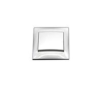 Interrupteur croisé encastrable 10 A, compatible avec les systèmes électriques, idéal pour contrôler les lumières à différents points d'un espace.