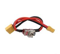 Interrupteur d'alimentation RC haute charge 15 A pour adaptateur xt60 haute | Courant nominal de 15 A, pour connecteur XT90, commandes pour ESC et moteurs, empêche la décharge de la batterie