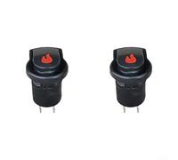 Interrupteur d'allumage pour CharBroil 4.8x28mm Interrupteur(2pc) | Démarrage , contrôle pour précis, finitions noires, taille 4.8x28mm, compatible CharBroil