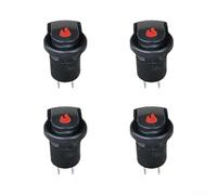 Interrupteur d'allumage pour CharBroil 4.8x28mm Interrupteur(4pc) | Démarrage , contrôle pour précis, finitions noires, taille 4.8x28mm, compatible CharBroil