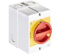 Interrupteur d'arrêt d'urgence Kraus & Naimer, 3 pôles, boîtier AP IP66, Ith=25 A, P=7,5 kW (AC23B, 400 V CA), 6 mm², 1 pièce.