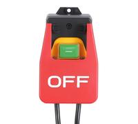 Interrupteur d'arrêt d'urgence, matériau PA66 durable, protection IP55, couleur rouge, rouge