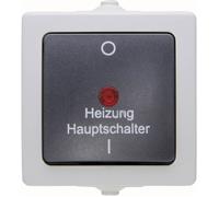 Interrupteur darrêt durgence pour chauffage Kopp 565356002 Nautic gris