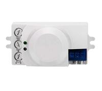 Interrupteur de Capteur Corporel Intelligent de Détection à 360 Degrés pour la Lumière de Mouvement Intérieur avec Technologie Ondes, 220-240V, Tout Nouveau, Matériau ABS