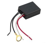 Interrupteur de capteur tactile AC 220 V 3 A 1 voie Contrôleur tactile pour lampe de table Lampe de bureau Lampe sur pied avec connecteur à 4 fils Boîtier en plastique Noir Facile à installer Fiable