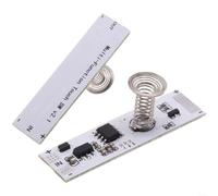 Interrupteur de commande d'onde infrarouge activé à la main pour lumières d'armoires LED, capteur sans contact 5 V 12 V 24 V CC, plage de 30 à 80 mm, blanc (A)