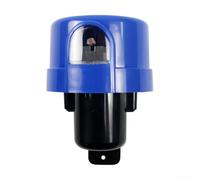Interrupteur de commande étanche IP65 pour cellule photoélectrique, capteur de lumière à verrouillage rotatif pour éclairage extérieur, gestion de la puissance de charge 220 V 10 A (bleu)
