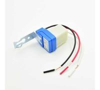 Interrupteur de contrôle de la lumière AS-10 pour lanternes de rue 12 V, capteur crépusculaire automatique avec portée de 10 m, interrupteur résistant aux intempéries pour jardin et cour, bleu/blanc