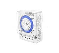 Interrupteur de Contrôle de Temps TB388 Minuteur Mécanique 24 Heures Contrôle 110 230V AC Design Compact et Fiable Temps de Commutation Infini