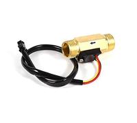 Interrupteur de débit d'eau 1-30L / Min, 1Pc Nouveau G1 / 2 "Capteur de débit d'eau Liquide à Effet Hall en cuivre Débitmètre Compteur