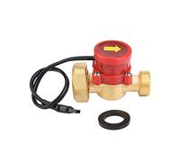 Interrupteur de débit d'eau, Interrupteur de contrôle de débit d'eau à filetage G1-G3 / 4 220V Capteur de débit de pompe à eau Interrupteur de contrôle de débit automatique