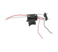 Interrupteur de déclenchement de rechange pour perceuse électrique 16,8 V Bouton de contrôle sans fil Accessoire pour outil électrique Noir