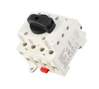 Interrupteur de Déconnexion Solaire DC Interrupteur de Déconnexion de Batterie à Montage sur Rail Din de 35 Mm avec Boîtier Ignifuge PC pour Systèmes de Distribution D'énergie