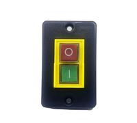 Interrupteur de démarrage auto-bloquant sécurisé - Interrupteur étanche indispensable - AC 250 V 6 A - Pour projets électriques - Interrupteur de sécurité pour machine