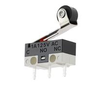 Interrupteur De Fin Course Normal C NO NC, 3 Broches, Bornes PCB SPDT 1A 125V, Levier À Arc Rouleau, Interrupteurs Bouton-poussoir Action Instantanée, 20 Pièces