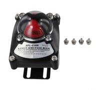 Interrupteur de fin de course mécanique 210N 125 V/5 A 2SPDT avec indicateur de position visuel, boîtier en aluminium résistant aux intempéries IP67 pour contrôle de valve, facile à installer, aucun