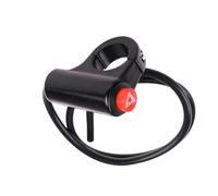 Interrupteur de Guidon Bouton de commutation des feux détresse pour moto, véhicule électrique, Double Flash, lampe secours, articles clignotants