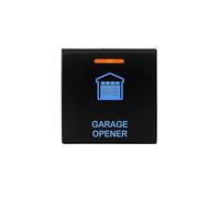 Interrupteur de hayon Interrupteur à bouton-poussoir pour chauffage de roue, lumière bleue ambre, Convient pour Toyota Camry Corolla Hiace RAV4 LandCruiser Prado(Garage-Momentary)