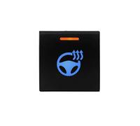 Interrupteur de hayon Interrupteur à bouton-poussoir pour chauffage de roue, lumière bleue ambre, Convient pour Toyota Camry Corolla Hiace RAV4 LandCruiser Prado(WHEEL HEATING)