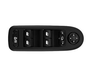Interrupteur De Lève-Vitre Compatible Avec C5 508 Noir En Plastique ABS | Numéro de pièce 98054506ZD ; Convient au bouton de commande et de relevage du régulateur de vitre