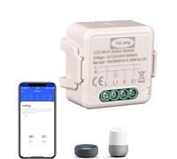 Interrupteur de lumière intelligent Diy Interrupteur DIY Module Smart Life/Tuya App Télécommande, Compatible avec Alexa Echo Google Home 1/2 Way