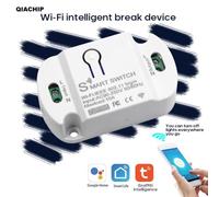 Interrupteur de lumière intelligent WiFi, minuterie de disjoncteur universelle, application Smart Life, télécommande sans fil, fonctionne avec automatisation, Compatible avec Tuya