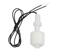 Interrupteur de niveau à flotteur pour résistance à l'acide et aux alcalins avec design flottant DC 110 V Installation verticale Dispositif de contrôle en plastique blanc pour réservoir industriel