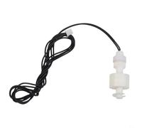 Interrupteur de niveau à flotteur pour résistance à l'acide et aux alcalins Installation verticale DC 110 V Contrôle avec corps en plastique Blanc 24 x 22 mm Taille (faible)