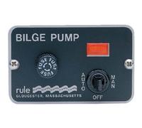 Interrupteur de panneau Rule Pumps Deluxe, noir, 24/32 V
