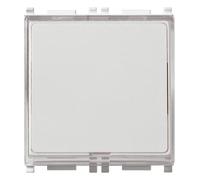 Bouton-poussoir avec plaque nominative « PLANA » VIMAR 10 A x 250 V - Couleur : blanc